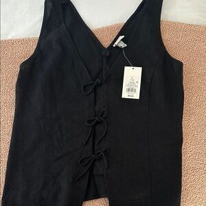 a new day Black Tank Top